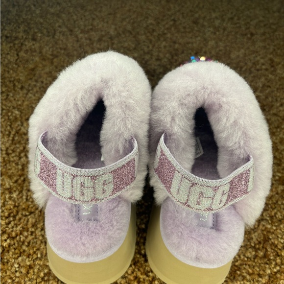 Chunky Funkette Sequin Ugg Slippers - Picture 6 of 7